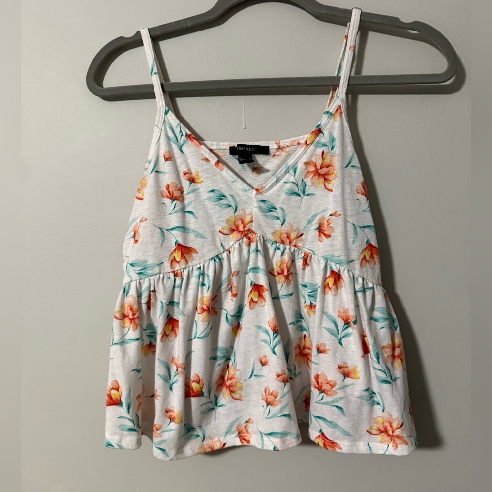 Forever 21 Floral Tank Top